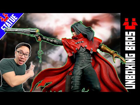 Unboxing Vincent Valentine Statue....