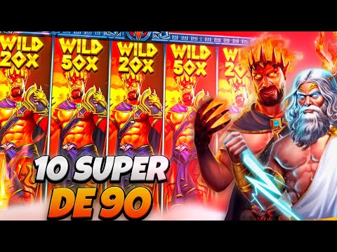 ALL OR NOTHING AGAINST ⚡ZEUS VS HADES⚡ 10 SUPER 90s