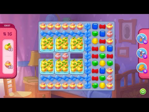 Homescapes Level 12837 No Boosters Gameplay #Bubunka