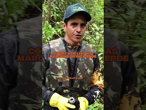 Limpeza Das Margens Do Rio Verde - Água Clara MS #rioverde #ms #matogrossodosul