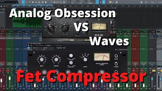 Video thumbnail for Analog Obsession Fetish VS Waves CLA-76 FET Compressor by Soundcast Studios