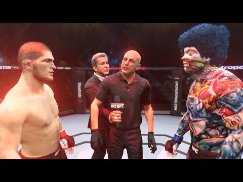 Khabib vs. Vajrapani - EA Sports UFC 2 - Champion Fights ☝️🦅