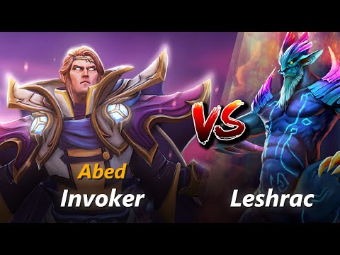 How to Invoker mid vs Leshrac (feat. Abed) | First 10 minutes