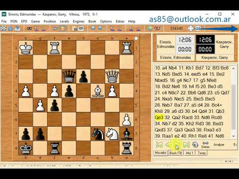 Garry kasparov and  einoris edmundas 1975 vilnius 0 1  a533