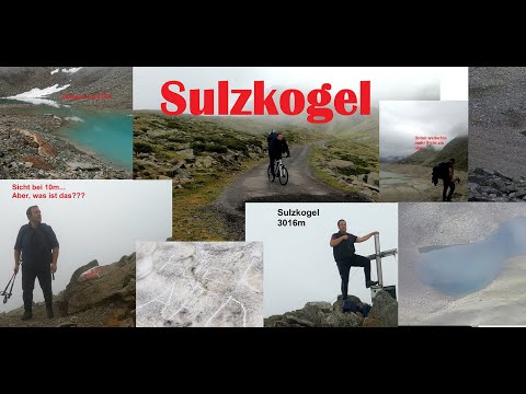 Bergwanderung Sulzkogel 3016m im Kühtai Finstertal Speichersee Bergsteigen Nebel + Drohnenflug Drone
