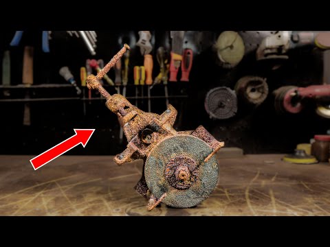 Antique Hand Cranked Grinder - Restoration With AMAZING Outcome