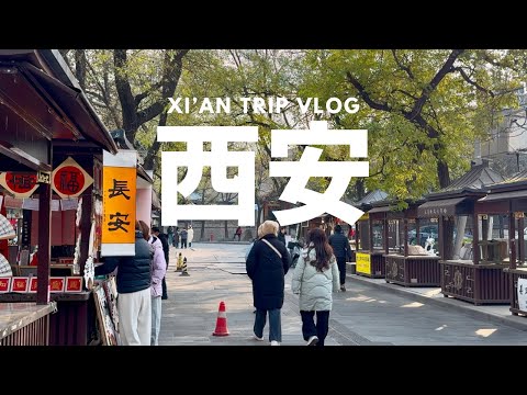 3 days Xi'an Trip｜English subtitles｜ Xi'an food,  Morning market｜Must-see attractions ｜China Vlog
