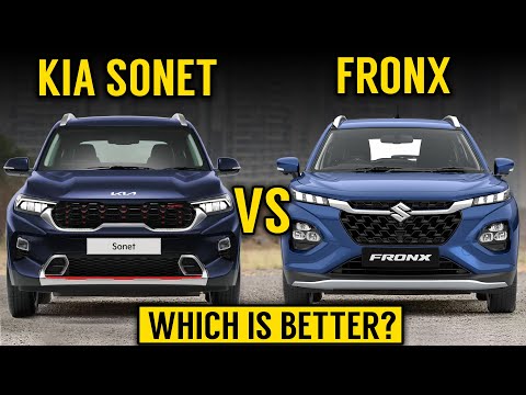 Maruti Suzuki Fronx Vs Kia Sonet | Detailed comparison | Fronx VS Sonet | Which is better?