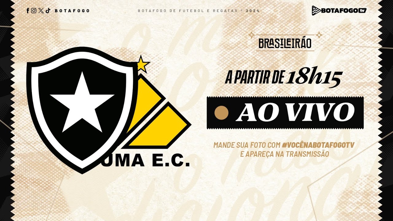 AO VIVO | Botafogo x Criciúma | Brasileirão | 30ª Rodada