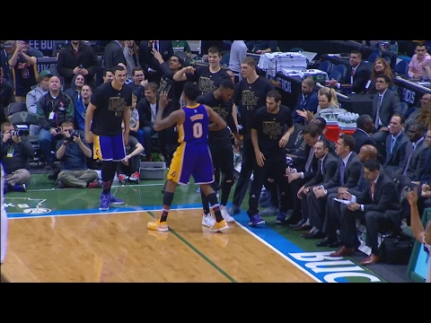 Nick Young 4-Point Play | Lakers vs Bucks | February 10, 2017 | 2016-17 NBA Season