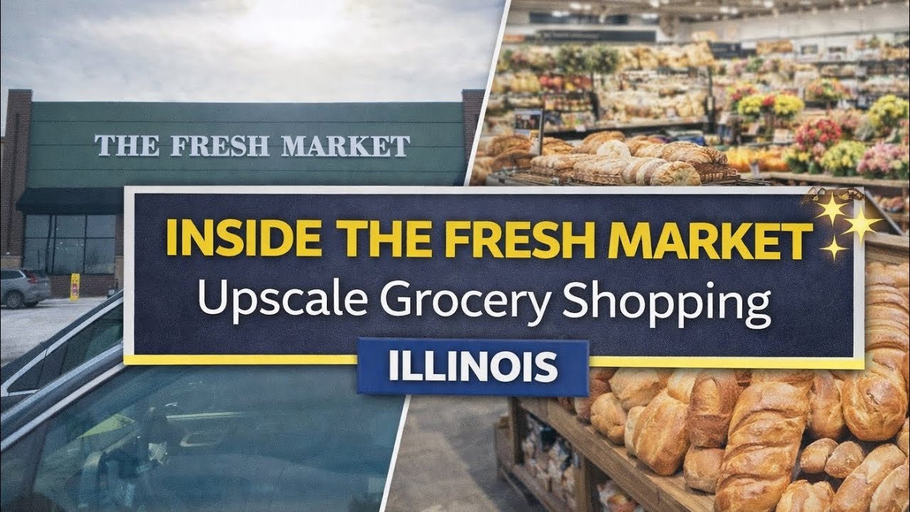 🇺🇸Inside The Fresh Market | Upscale Grocery Shopping in Illinois 🇺🇸✨