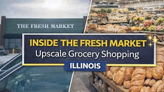 🇺🇸Inside The Fresh Market | Upscale Grocery Shopping in Illinois 🇺🇸✨