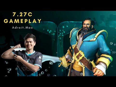 Adroit.Mac - Kunkka Midlane | Patch 7.27c | Player Perspective - Dota 2 Gameplay