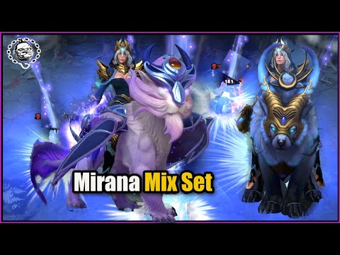Mirana Mix Set Pride of the Wintermoon with Immortals Dota 2