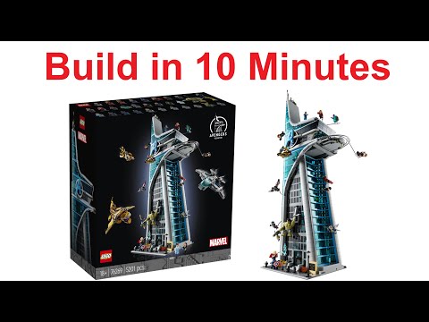 LEGO Avengers Tower buuild in 10 Minutes LEGO Marvel 76269
