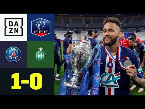 Neymar ballert PSG in Brutalo-Finale zum Titel: PSG - St. Etienne 1:0 | Coupe de France | DAZN