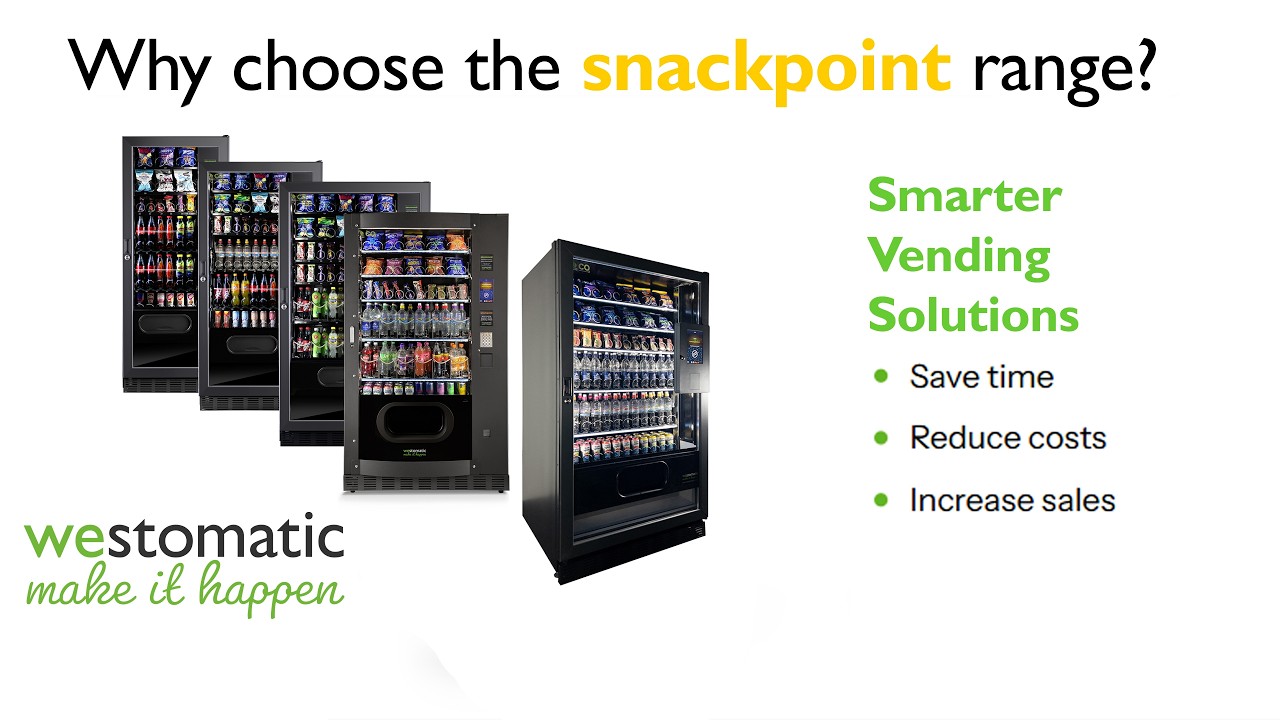 The Snackpoint Vending Machine Range from Westomatic