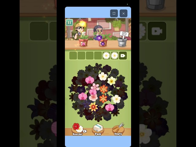Mart Puzzle Flower Match Gameplay Video Thumbnail
