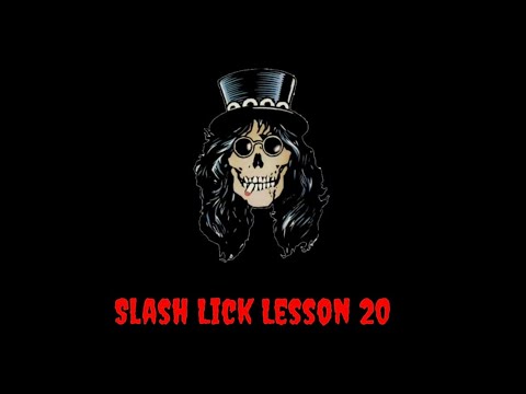 Slash Inspired Lick Lesson 20