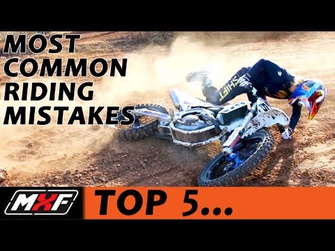 Top 5 Most Common Motocross Riding Mistakes - Learn Dirt Bike Skills!!