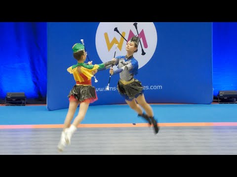 Majorettes *DIAMENT Płońsk* BATON duo / Mažoretki  - Ostrava 2025 WM Championship