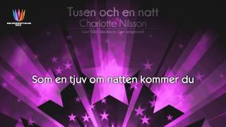 [1999] Charlotte Nilsson - &quot;Tusen och en natt&quot; [Unofficial Karaoke version]