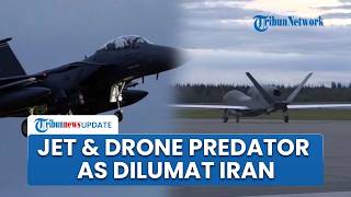 Jet Tempur F-15 AS & Drone Predator AS Hancur! Dihantam Rudal Iran saat Terobos Wilayah Teheran