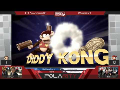 CFL Smackdown 112 WiiU - YLD (Villager) vs Kiki (Diddy Kong) - Winners R3