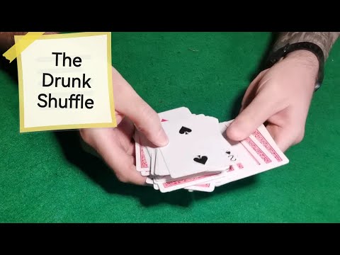 How To Do The Drunk Shuffle Card Trick. #magic #cardtricktutorial