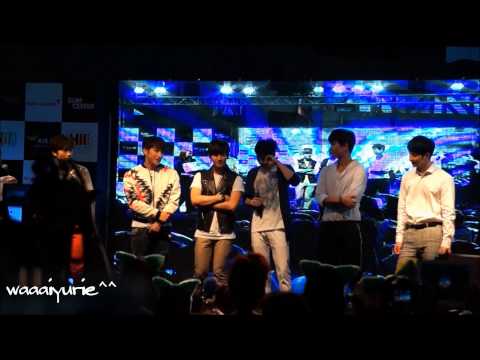 130407 Jun.k　Wooyoung　speak Thailand^^