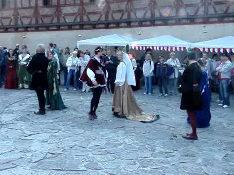 ALLA DANZA - Karlštejnské vinobraní 2008, dvorské tance 15. století - 1. část
