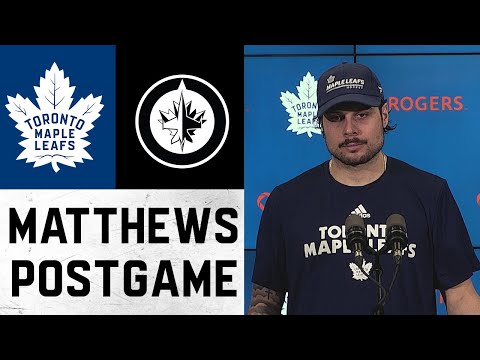 Auston Matthews Post Game ' Toronto Maple Leafs vs Winnipeg Jets ' March 31, 2022