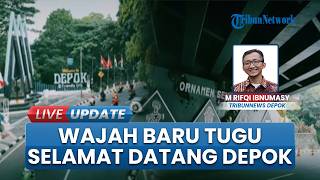Kolong Flyover Bundaran UI Kini Estetik, Suasana Alam & Ornamen Seni Hiasi Tugu Selamat Datang Depok