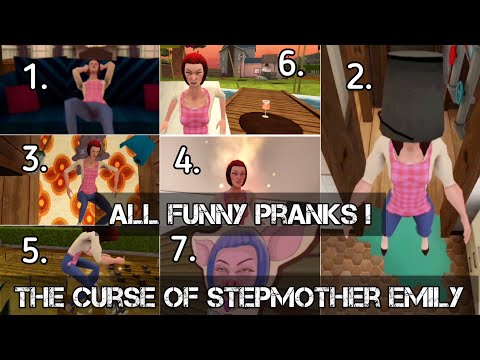 All 7 funny pranks in The Curse Of Stepmother Emily game