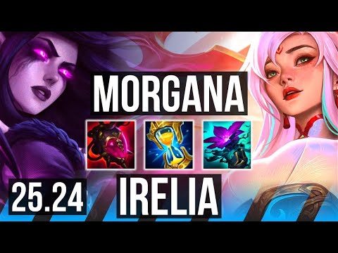 MORGANA vs IRELIA (MID) | 9k gold comeback, 33K damage | KR Master | 25.24