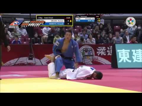 Judo Grand Slam Tokyo 2014 Semifinal -73kg ORUJOV Rustam (AZE) vs. AKIMOTO Hiroyuki (JPN)