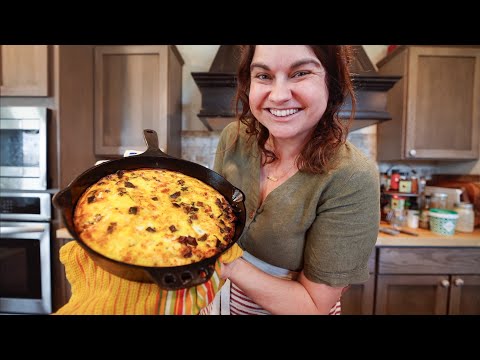 Early Spring Frittata (Fresh and Foraged) | Cook with Me VLOG