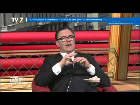 Tv7 con Voi del 12/04/2016 - Omicidio stradale novità e un po' d'economia (3 di 3)