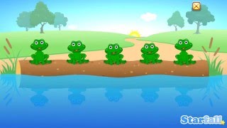 Five Little Speckled Frogs — a Starfall™ Movie from Starfall.com