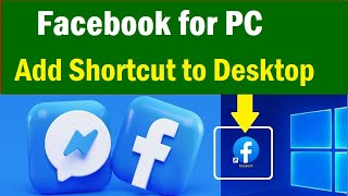 Facebook for Windows PC | How to create Desktop Shortcut for Facebook on Windows PC | #facebook