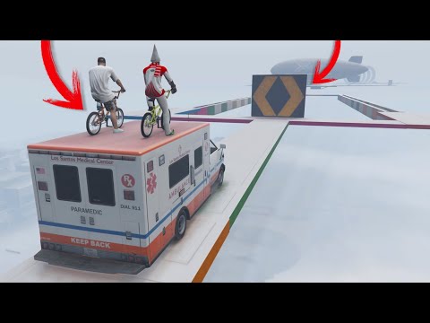 CARRERA COOPERATIVA 99% IMPOSIBLE!! INCREIBLE! - CARRERA GTA 5 ONLINE