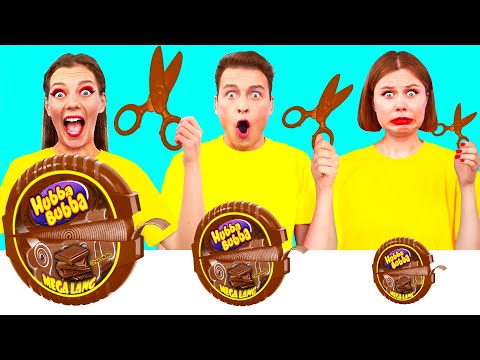 Big, Medium and Small Plate Challenge | Who Wins the Cooking War by Fun Teen