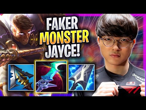 FAKER IS A MONSTER WITH JAYCE! - T1 Faker Plays Jayce MID vs Ahri! | Season 2023