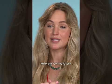 Jennifer Lawrence and Robert Pattinson discuss messy relationships while promoting DIE MY LOVE