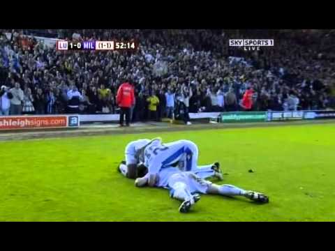 Luciano Becchio goal v Millwall - PO Semi-Final L2 - 2008-2009