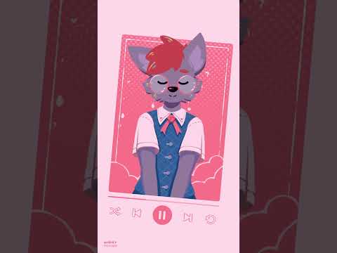 🐺💌🌸 #Furry #animation