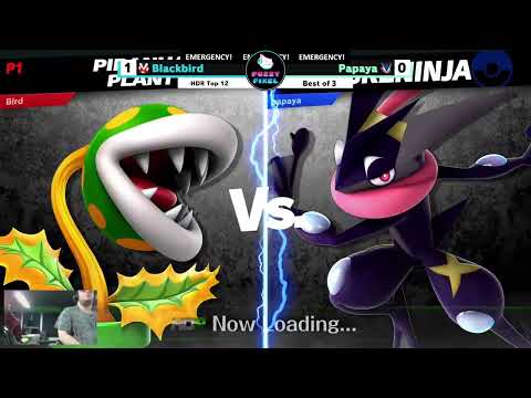 Blackbird (Piranha Plant) vs Papaya (Greninja) - HDR Losers Top 12 - Emergency: Run That Back!