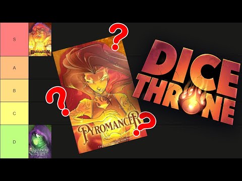 Dice Throne Competitive Tier List