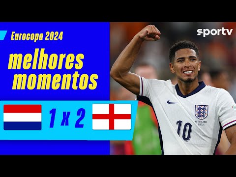 Gols e lances de Holanda x Inglaterra