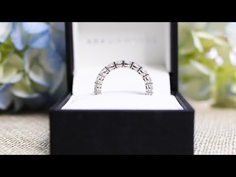 Prong Set Eternity Wedding Band Featuring 3.3mm Lab Grown Diamonds | Ada Diamonds